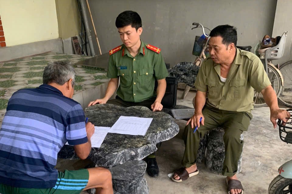 Công an xã Phú Thái triển khai các mô hình “Không ma túy” trên địa bàn.